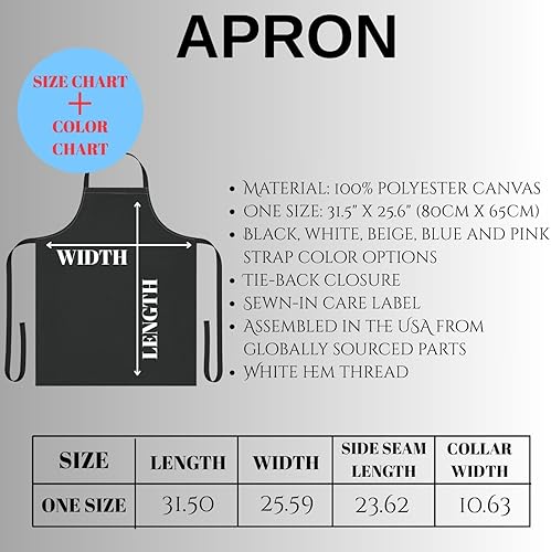 Miniatura 4 de Delantal de arte personalizado con nombre, delantal de pintura personalizado para artistas, profesores, estudiantes, cumpleaños, Navidad, regalo