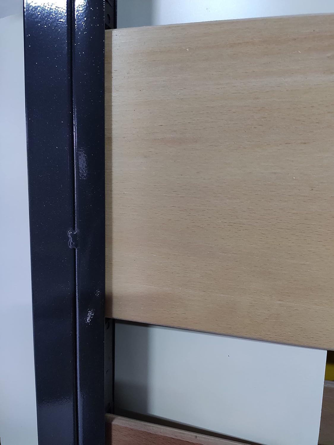 Reti D'Amora Rete Letto Singolo 80x190 con Doghe larghe in Legno, Rete Ortopedica con Struttura in Ferro e Piedi Smontabili, Robusta - Per Tutti i Materassi, Made in Italy (120x200 con 2 rinforzi)