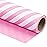 WRAPAHOLIC 30 Inch Reversible Wrapping Paper - Jumbo Roll Pink and Stripes Design for Birthday, Holiday, Wedding, Baby Shower Wrap - 30 Inch x 33 Feet