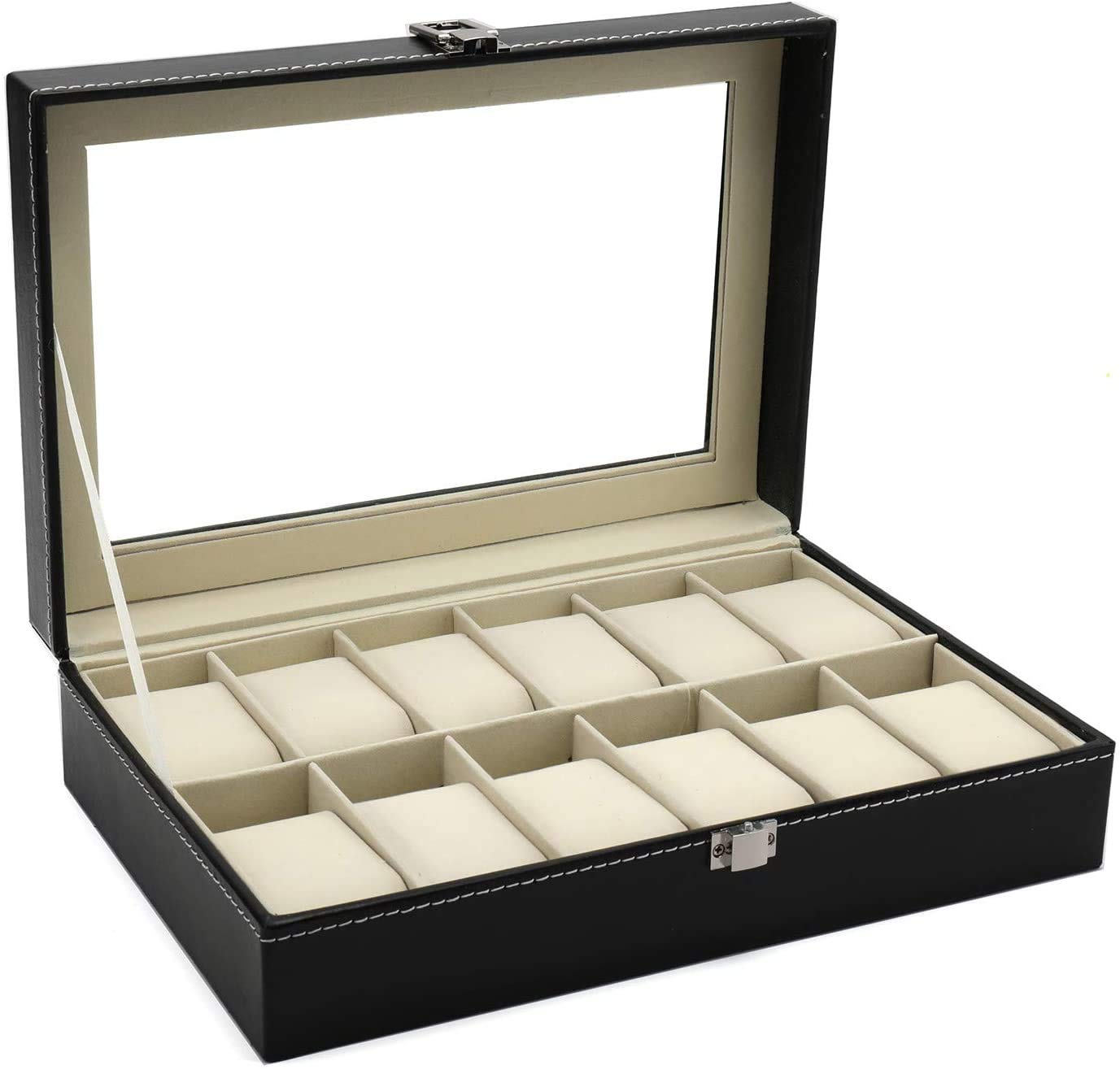 BucketList� Men and Women Watch Box/Watch Case/Organizer (12 Slot Watch Box) (B08X12J7YK) Amazon Price History, Amazon Price Tracker
