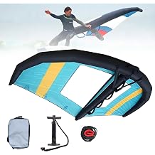 Handheld Inflatable Wing Foil for Water and Snow Sports, Wind Surfing Kite for Hydrofoil Boards, Wingsurfer with Pump and Backpack