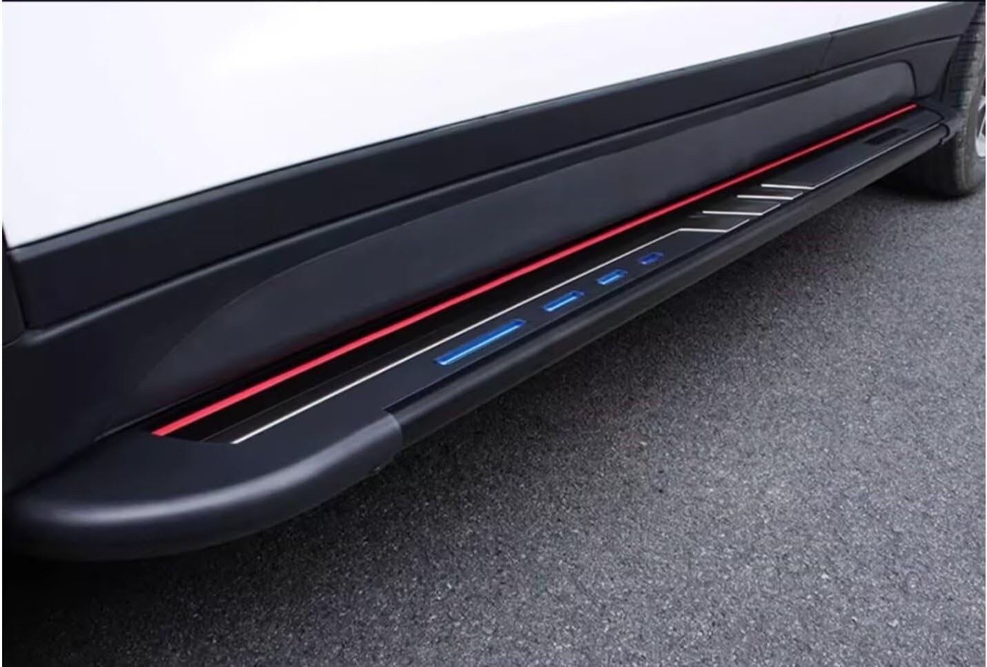 4.3" W Running Boards Fits for Hyundai IX45 Santa Fe Sport 2013-2018 Aluminum Heavy Duty Side Steps No-Drill Installation&Brackets Included