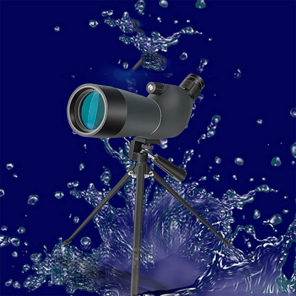 Teleskop - Monokular o dużej mocy 20-60x60 Zoom Zoom Outdoor Przenośny ręczny monokular HD Okular kątowy 45 stopni ze statywem do uprawiania sportów na świeżym powietrzu, wodoodporny