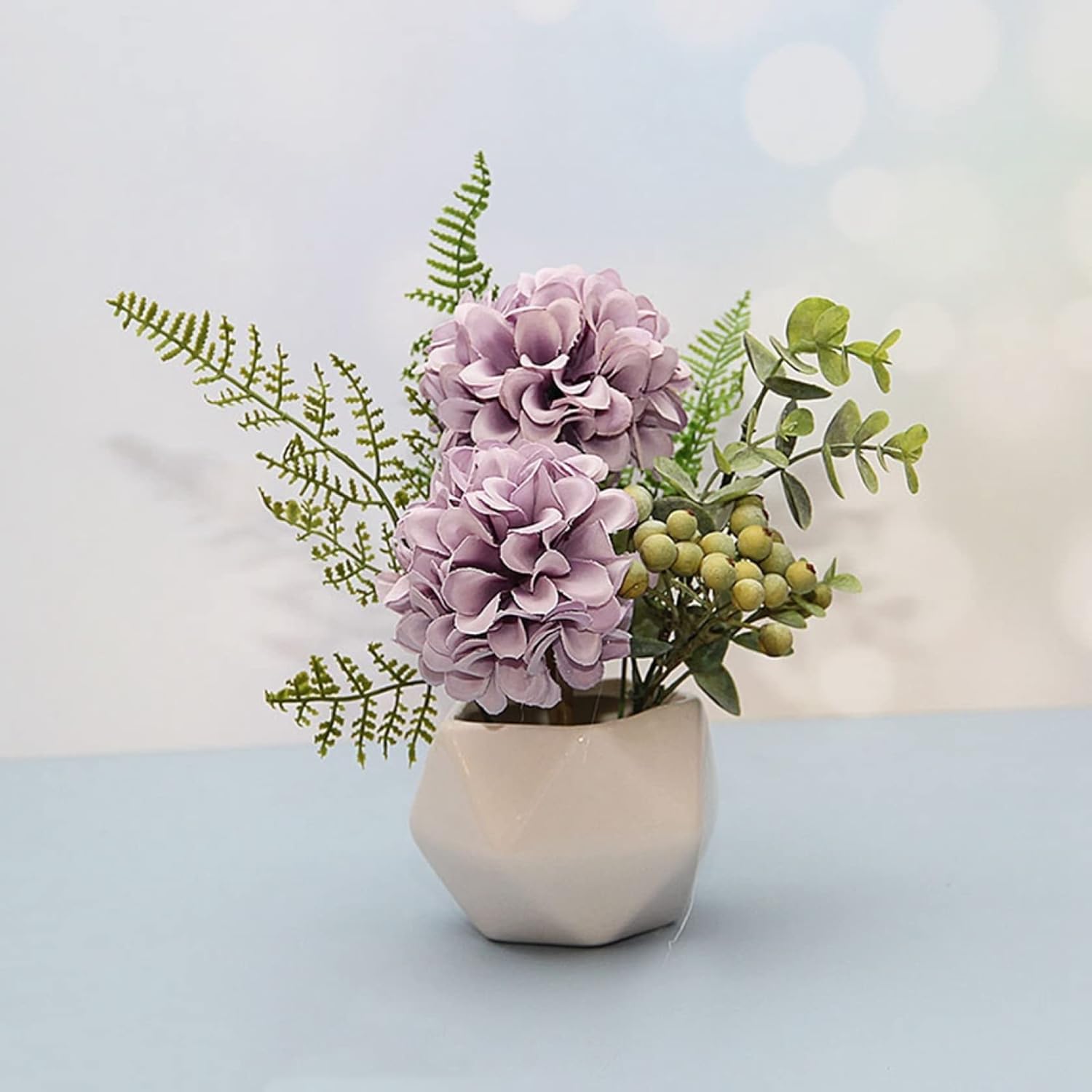 紫陽花 造花 あじさい セラミック花瓶付き 小さい ミニ 枯れない花 花束 観葉植物 ブーケ 鉢植え 盆栽 インテリア 部屋 喫茶店 パーティー 置ける 飾る ギフト プレゼント おしゃれ 22cm 並行輸入品 紫陽花 造花 あじさい セラミック花瓶付き 小さい ミニ 枯れない花 花束 観葉植物 ブーケ 鉢植え 盆栽 インテリア 部屋 喫茶店 パーティー 置ける 飾る ギフト プレゼント おしゃれ 22cm 並行輸入品