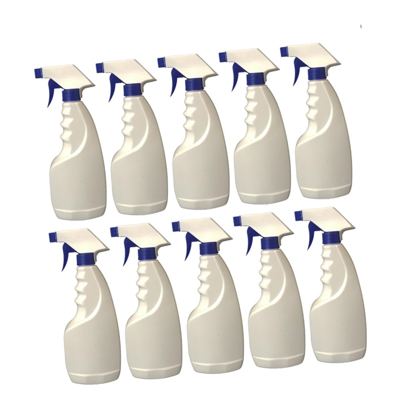 Levemolo Sprühflaschen 500 Ml Kunststoff 10 Stück Gartenbewässerung Sprühnebel Weiß Für Hausreinigung Und Friseure