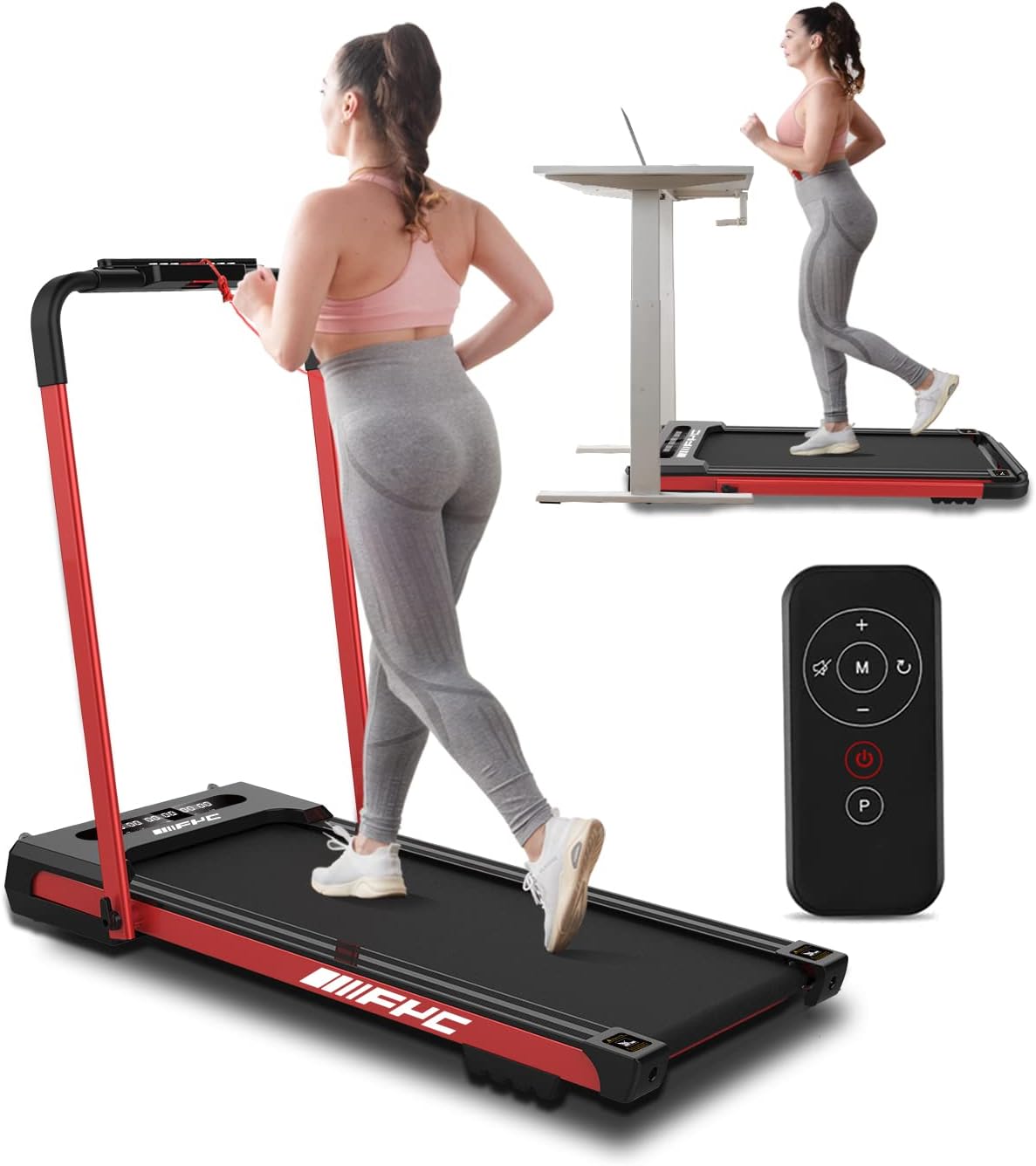 FYC3.5HP Folding Treadmill for Home with Incline (0.5-10 MPH), 330 lb Weight Capacity – Bluetooth, App Connectivity – Ideal for Walking, Jogging & Running Under Desk Treadmill