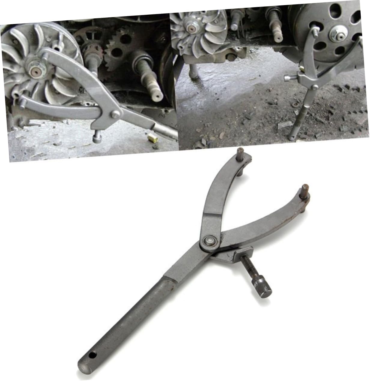 Motorcycle Maintenance Tool y Type Flywheel Wrench Scooter Clutch Removal Tool Set
