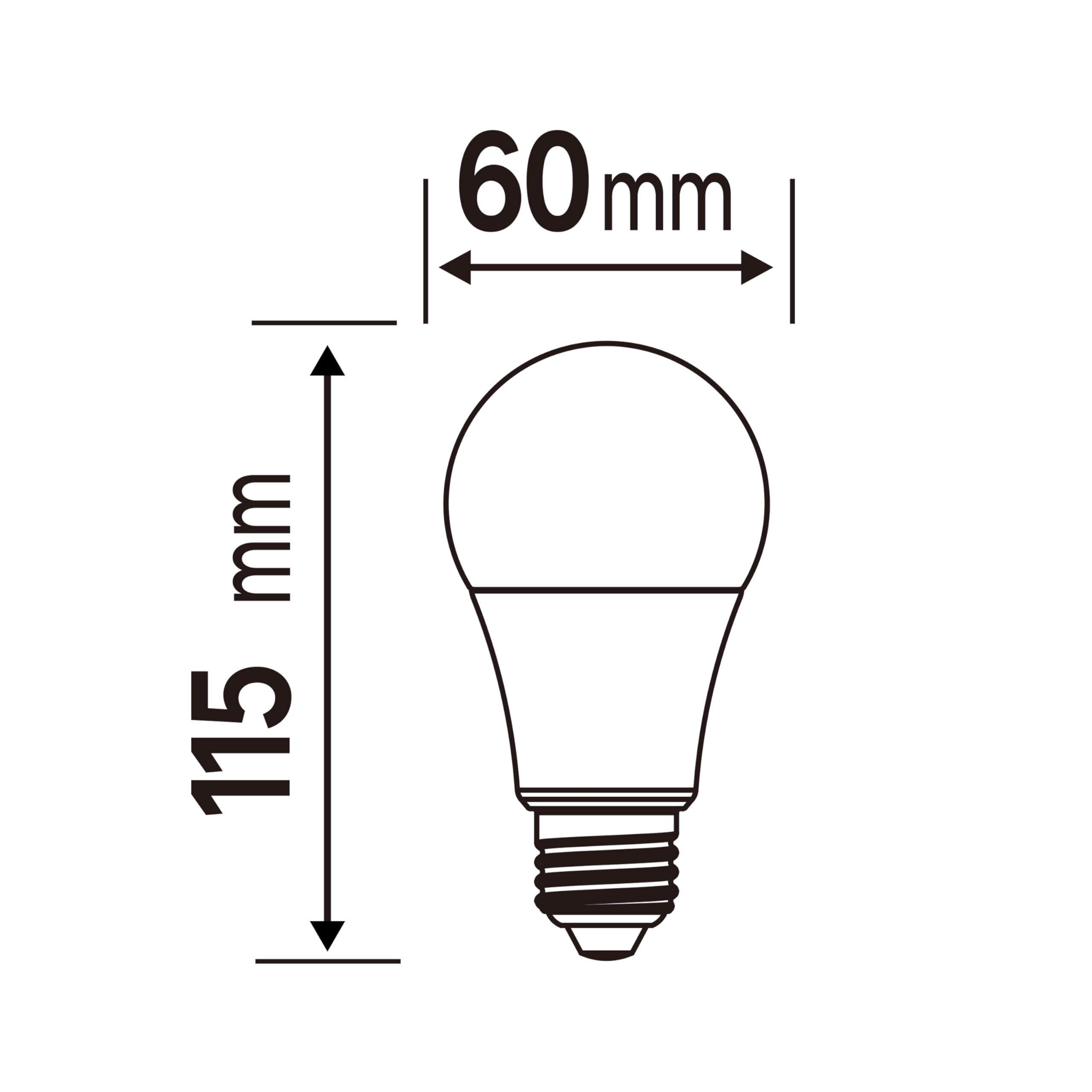 LEXMAN - 18er-Set LED-Lampen - 18 x LED Glühbirnen E27-1521 LM - 11,2W entsprechend 100W - Ø 60 mm - 2700K - Warmweiß