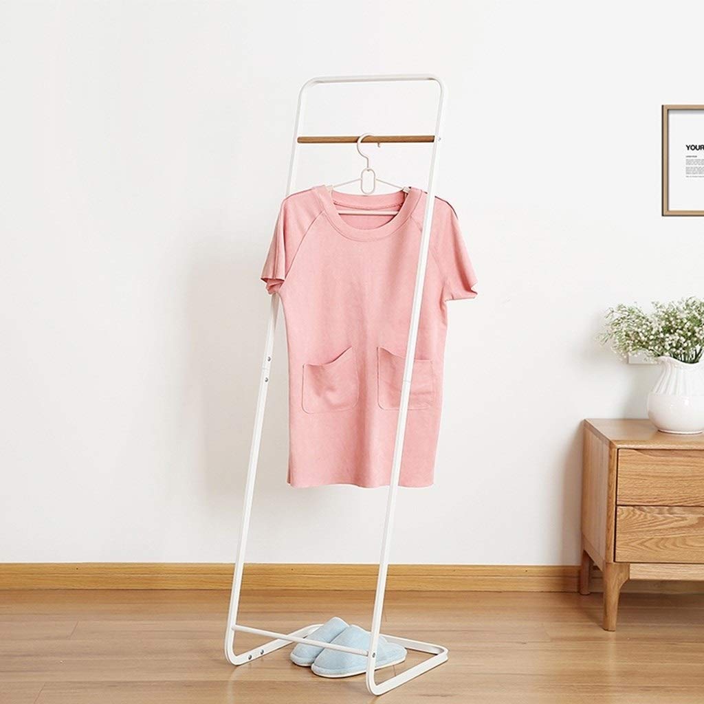 UYSELA Einfachheit Kleiderstange,Vertikale Garderobe Schmale Loft Homestay Garderobenständer Metall Tragbarer Büro-Studien-Kleiderständer/140 * 40 cm