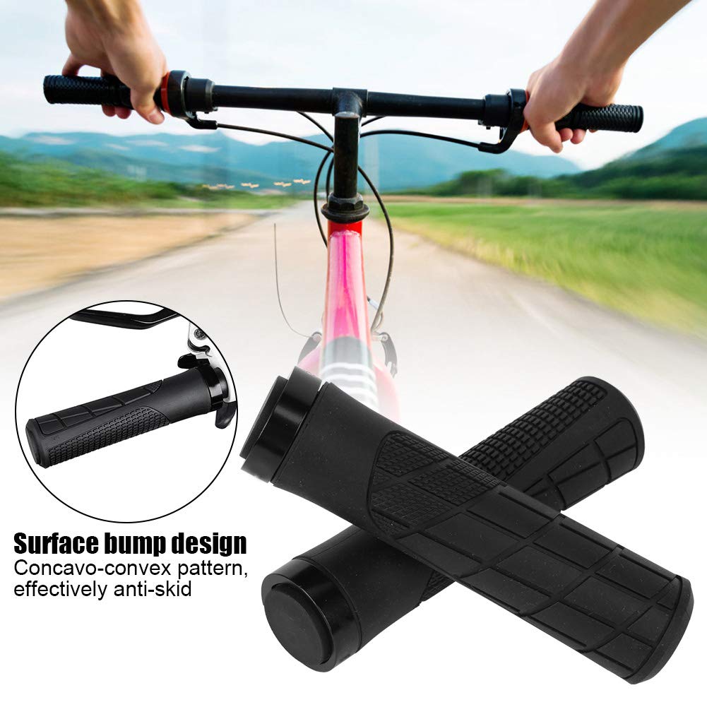 Poignées De Guidon Antidérapantes En Caoutchouc Pour Vélo