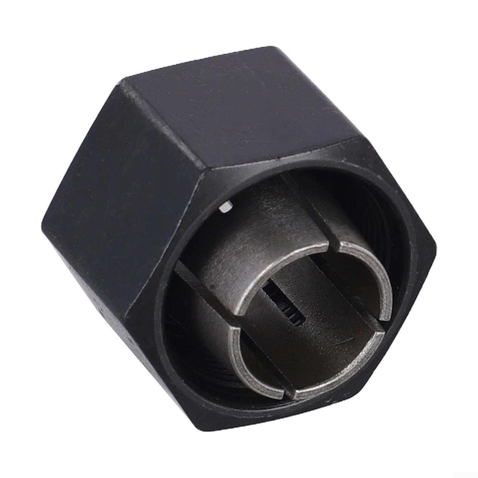 Pinza per fresatrice in metallo, 12 mm e 12,7 mm, per Dw616 Dw618 Dw621 Dw616m Dw618p e per Bosch 1617 1618 1613, accessorio per utensili per la lavorazione del legno, finitura nera, confezione da