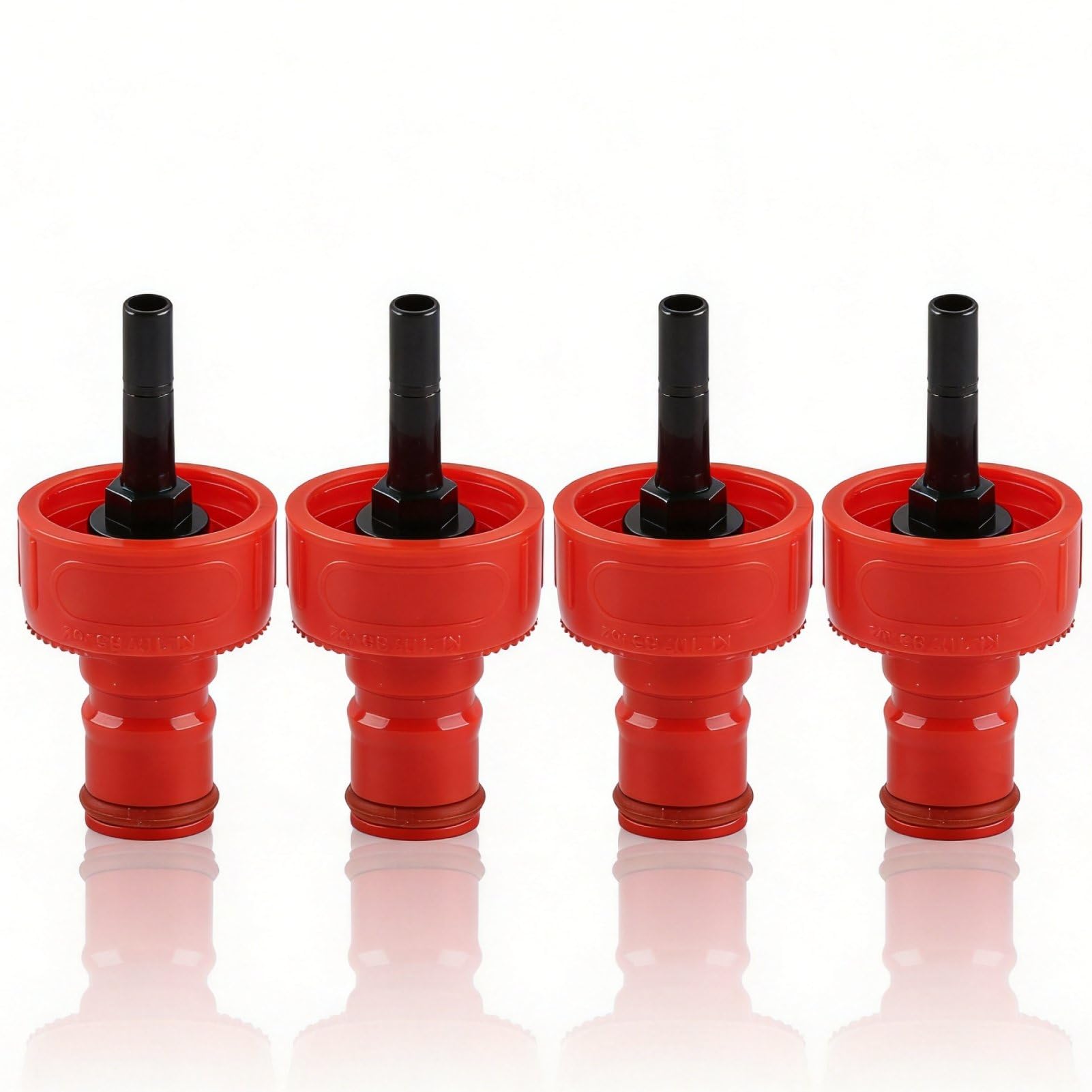 4pcs G1/4 Carbonation Cap, Ball Lock PET Bottle Filling Cap for Soda