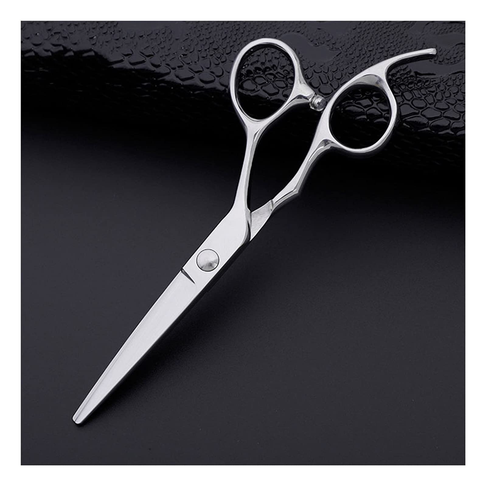 Ciseaux de coiffure de 5,5 pouces en acier avec ciseaux de barbier plats