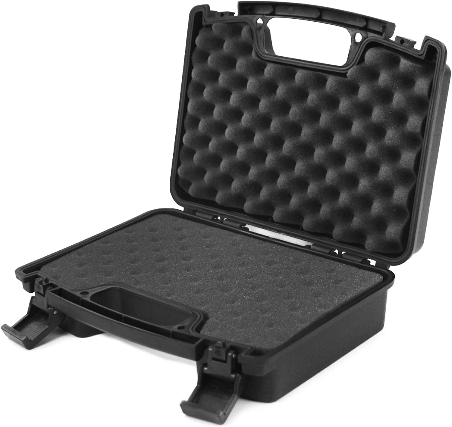 VicBre Custodie per Pistola 26x 20 x 8 (cm) Custodia in Plastica Dura con Schiuma Protettiva per Pistola Protettiva