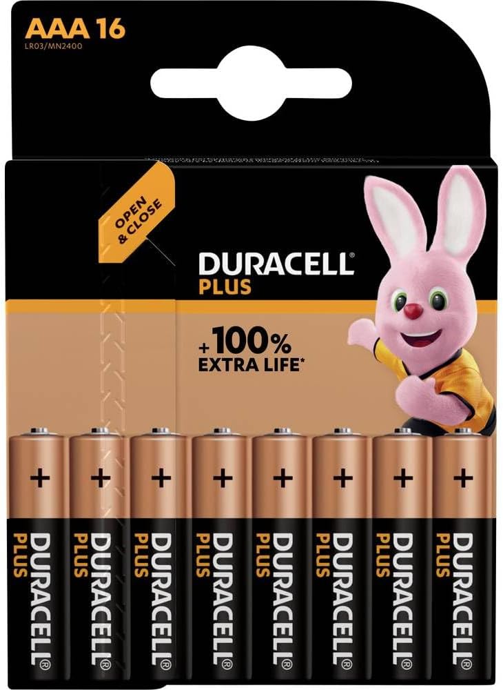 Plus AAA 1.5V Battery (Pack of 16)