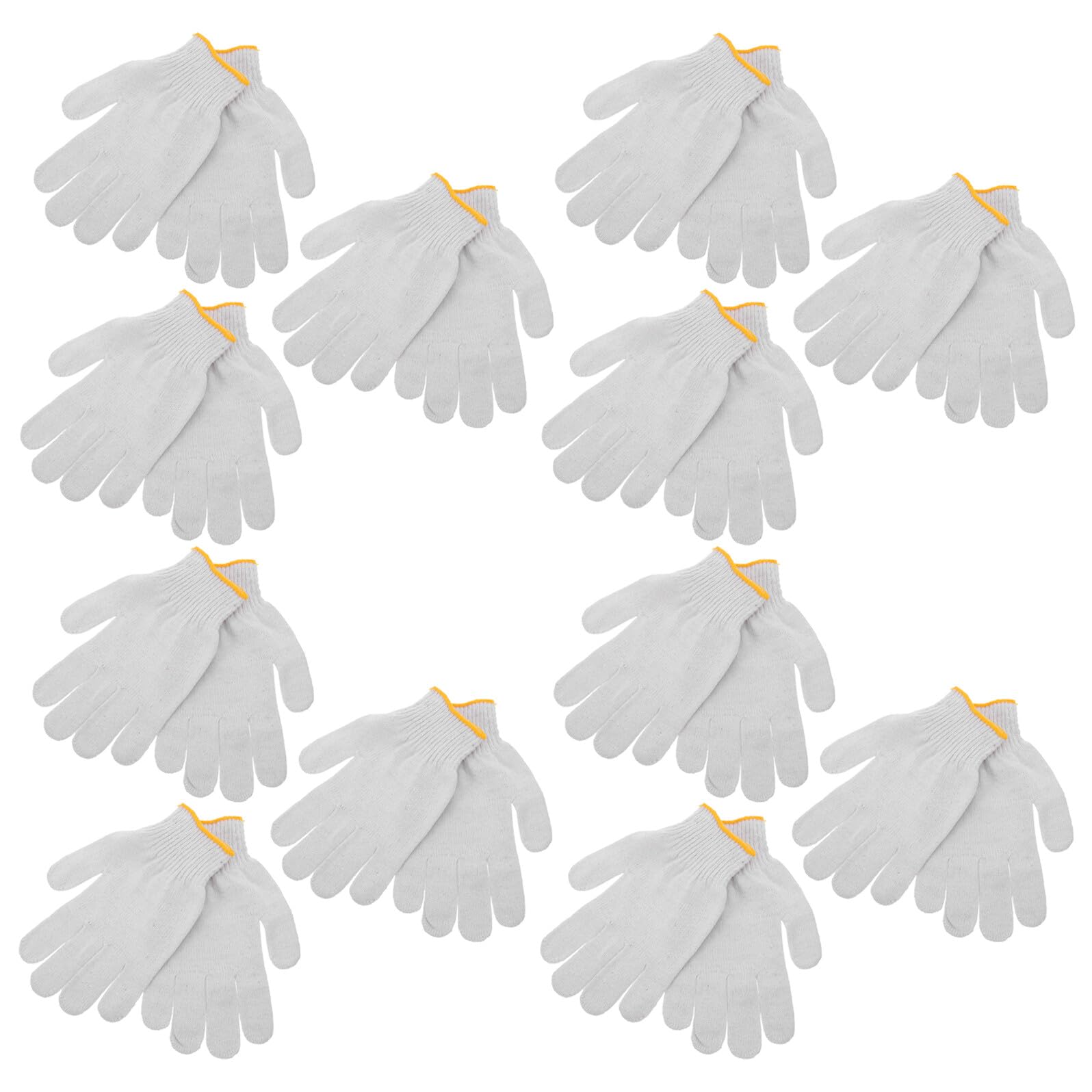 Guantes de trabajo para construcción y carpintería en algodón resistente 8