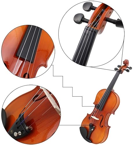 2 Sets Violin strings Universal Full (G-D-A-E) Classic Violin Silver String Violin Universal String Steel Core with Nickel-Plated Ball Head for Violin Instruments(Total 8 Strings)