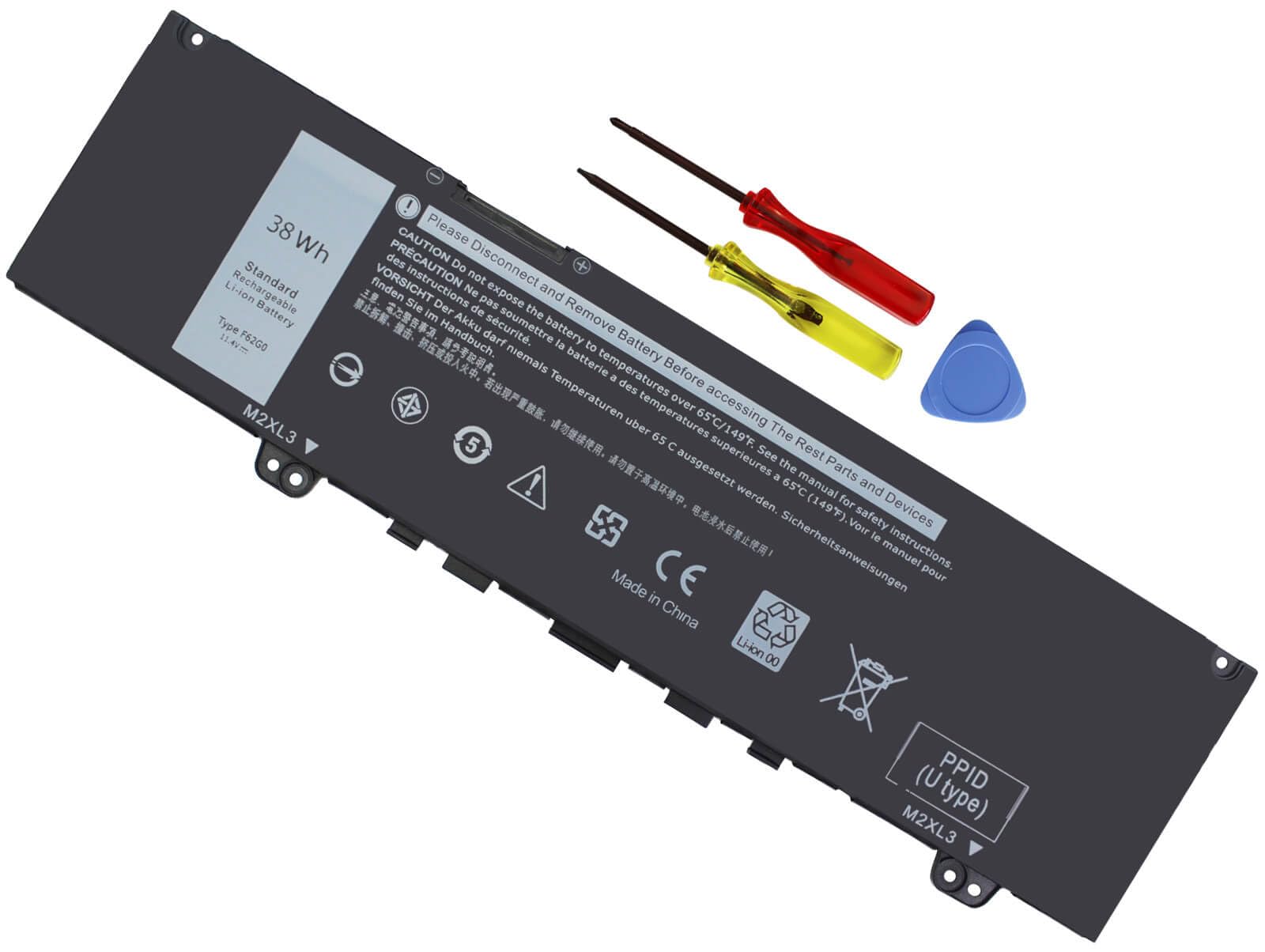 Amazon.com: 38Wh F62G0 Laptop Battery Fit for Dell Inspiron 13