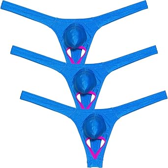 Men Sports Shiny Thong Underwear Soft Pouch G-string Balls Out Tangas Jockstrap Sexy Lingerie T-back