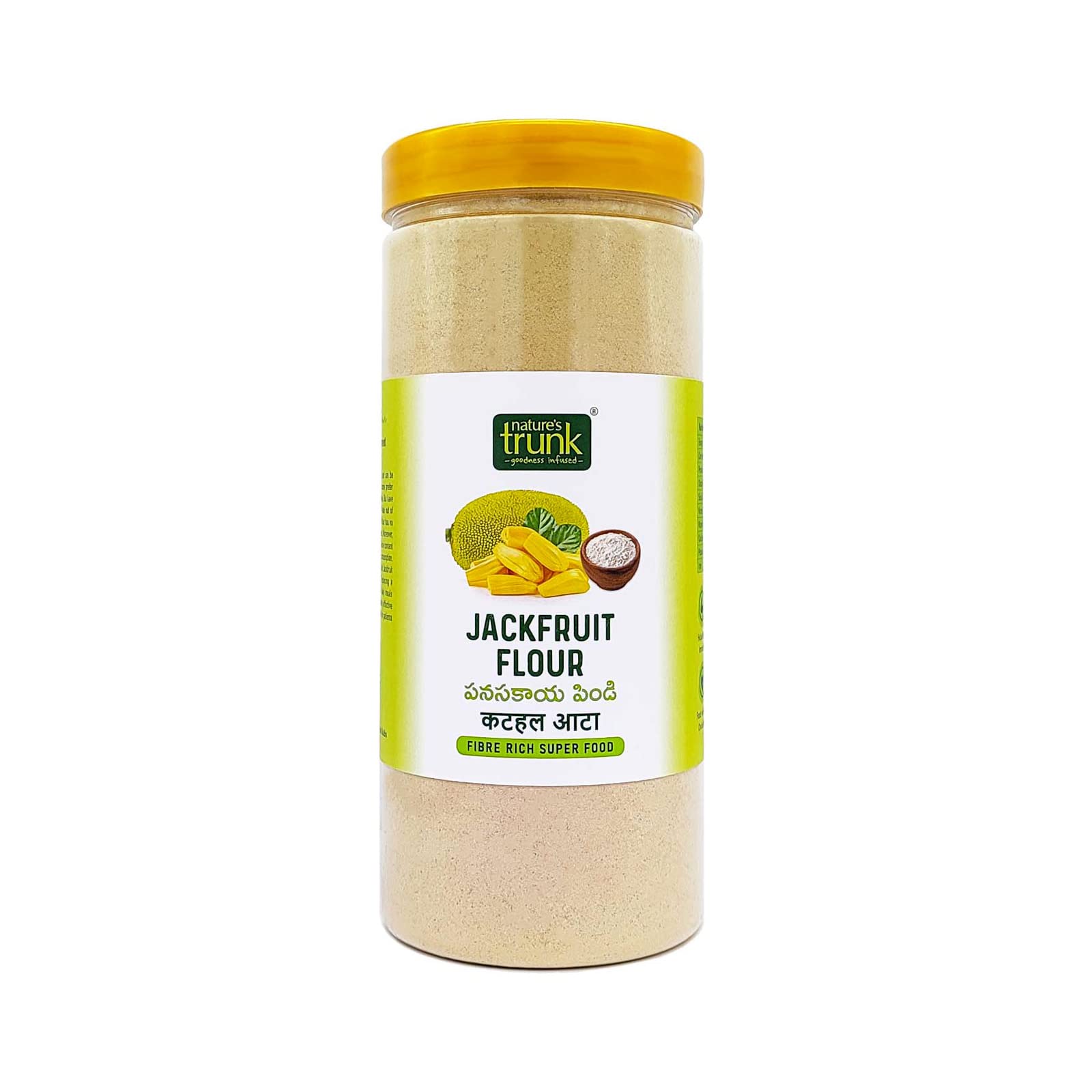 Natures Trunk - Raw Jackfruit Powder, 600g, Reusable Pet Jar, Raw Jackfruit Flour (Kathal, Chakka, Phanas, Halasa) - Gluten-Free and Diabetic-Friendly, Natural, Healthy and Pure, improves Digestion (B0C2TPJXM3) Amazon Price History, Amazon Price Tracker
