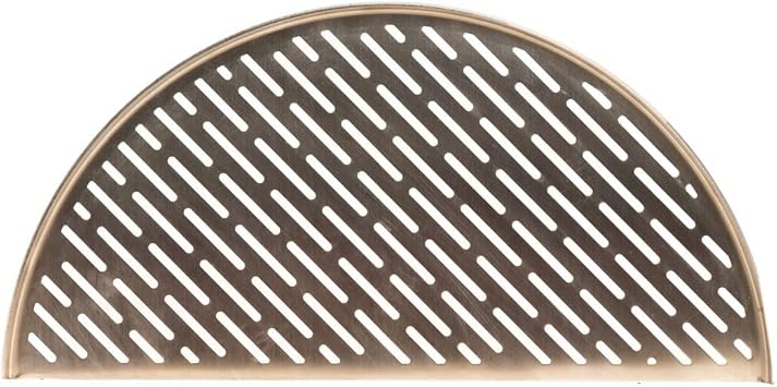 Kamadojo Classic Joe Half Moon SS Cooking Grate Fish & Vegetables Grill Accessories, Silver