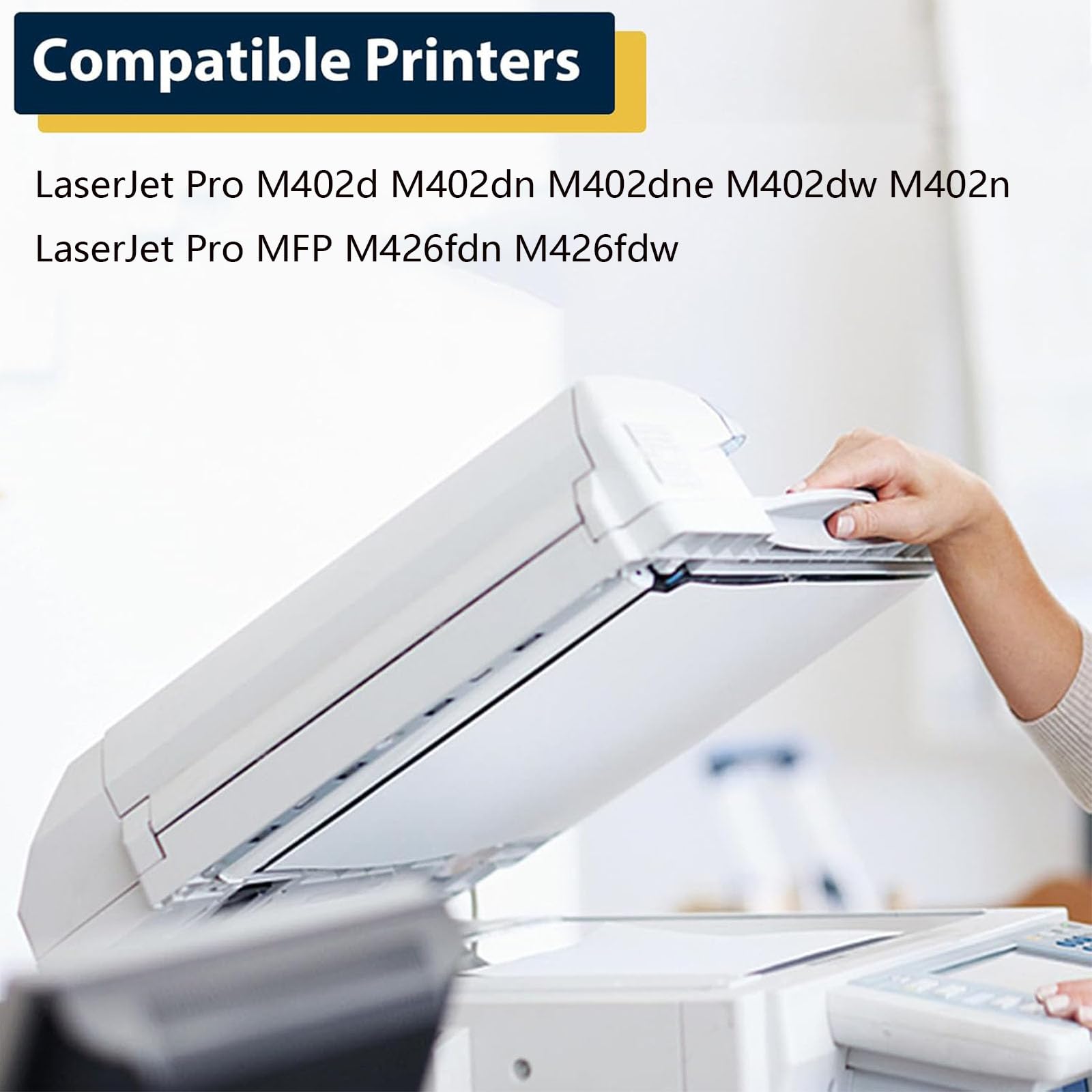 26X Toner Compatible HP 26X CF226X 26A CF226A Cartouche de Toner pour HP LaserJet Pro M402d M402dn M402dne M402dw M402n MFP M426fdn M426fdw Imprimante,Black-1 Pack