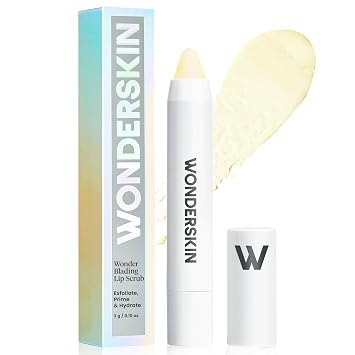 Wonderskin Lip Stain Peel Off Masque (Romance), with Lip Scrub and Clear Lip Gloss
