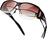 KANASTAL Lunettes de soleil sur les lunettes pour hommes Femmes Envelopper autour Polarized Fit sur les Lunettes de Soleil TR90 Lunettes de soleil Courant Cyclisme