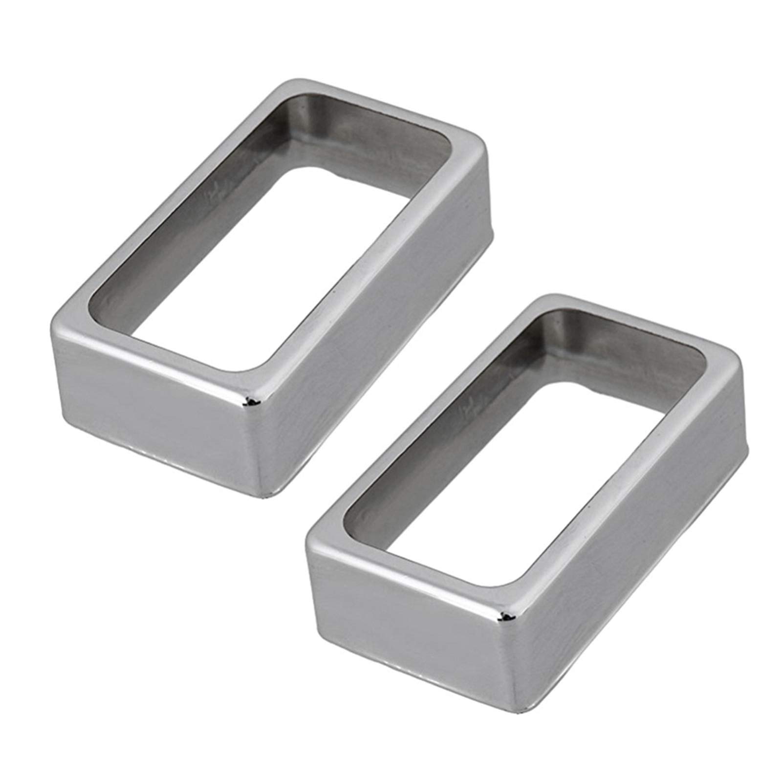 Hredyqw 2 Pieces Electric Guitar Humbucker Pickup Covers Frame Open Humbucker Pickup Covers Replacement Parts