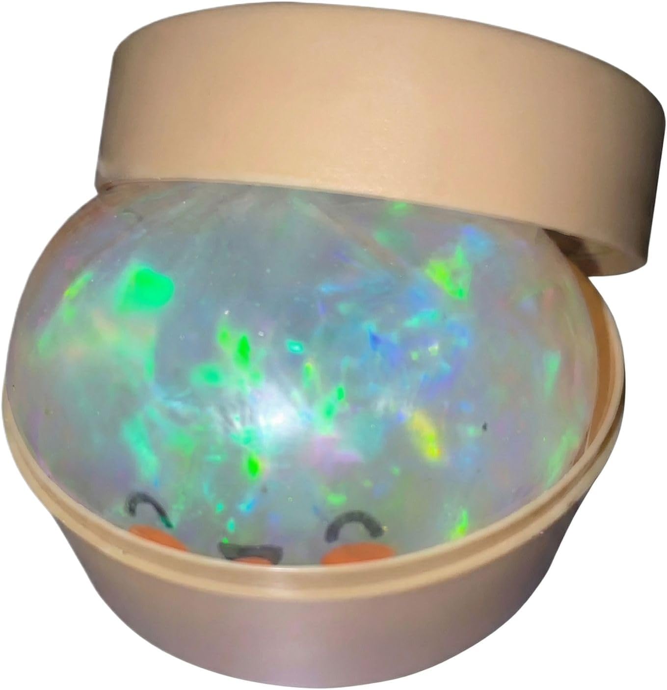 2026 New Glitter Dumpling Squishy,Soft Squeeze Decompression Dough,Glitter Dumpling Squishy Box for Stress Relief B-Blue