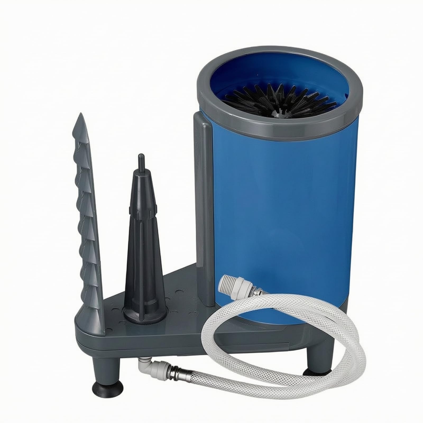 Lavabicchieri da Banco Plastica Pratico Lavabicchieri con Spazzole Radiali Compatto Glass Washer con Spazzole in Nylon per Caffetterie,