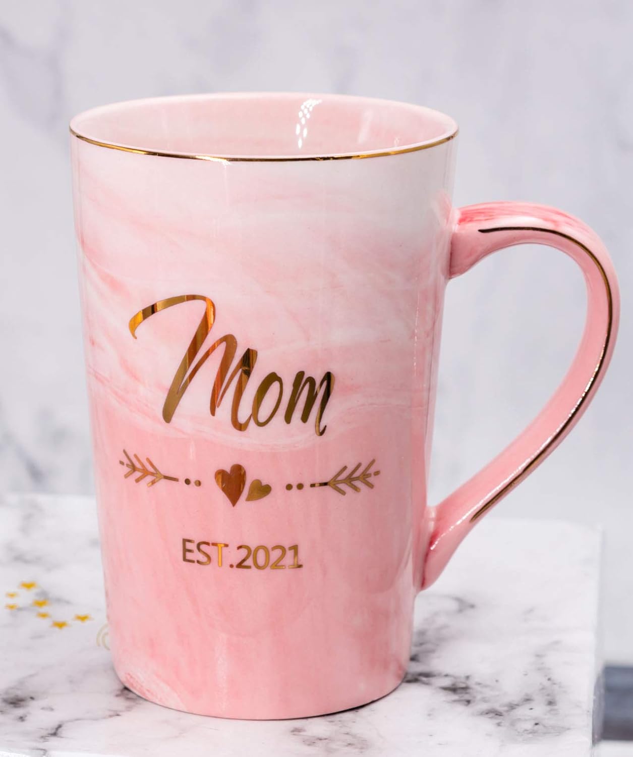 Onе-Dау Sаlе: Uр tо 80% оƒƒ Mugpie Dad and Mom EST 2021 Couple Mugs withI Love Mommy/Daddy Bibs - Cute New Parents Gifts First Time Pregnancy Gifts for New Mom Parents to be - Gifts for Baby Shower Mother's Day Father's Day