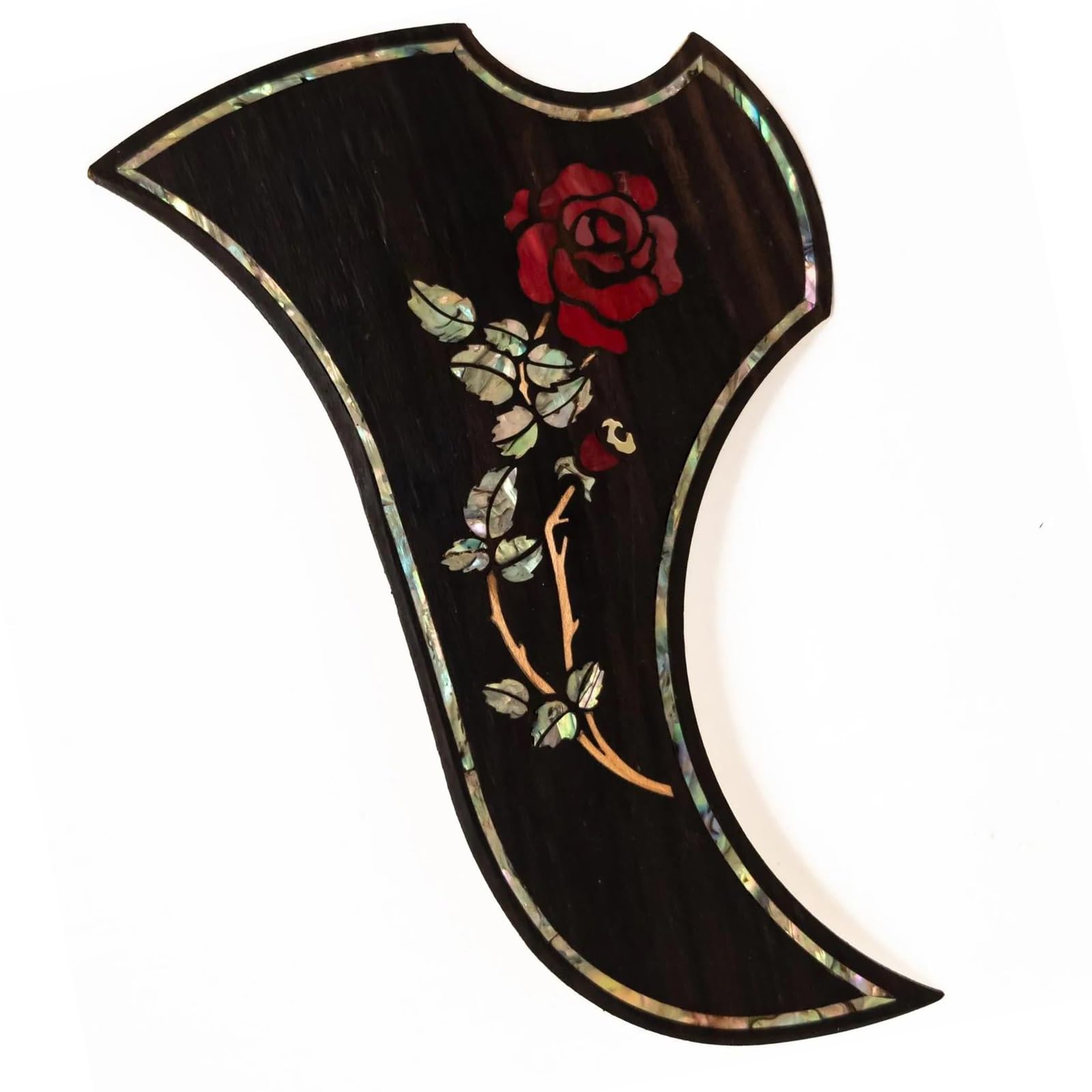 Pickguard do gitary akustycznej Osłona kostki do gitary akustycznej z palisandru zapobiega zarysowaniom i zużyciu kostki