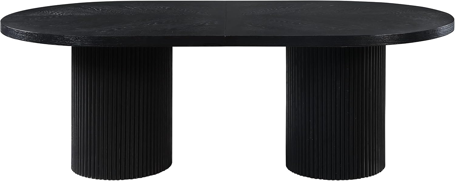 Meridian Furniture Belinda Black Oak Wood Dining Table