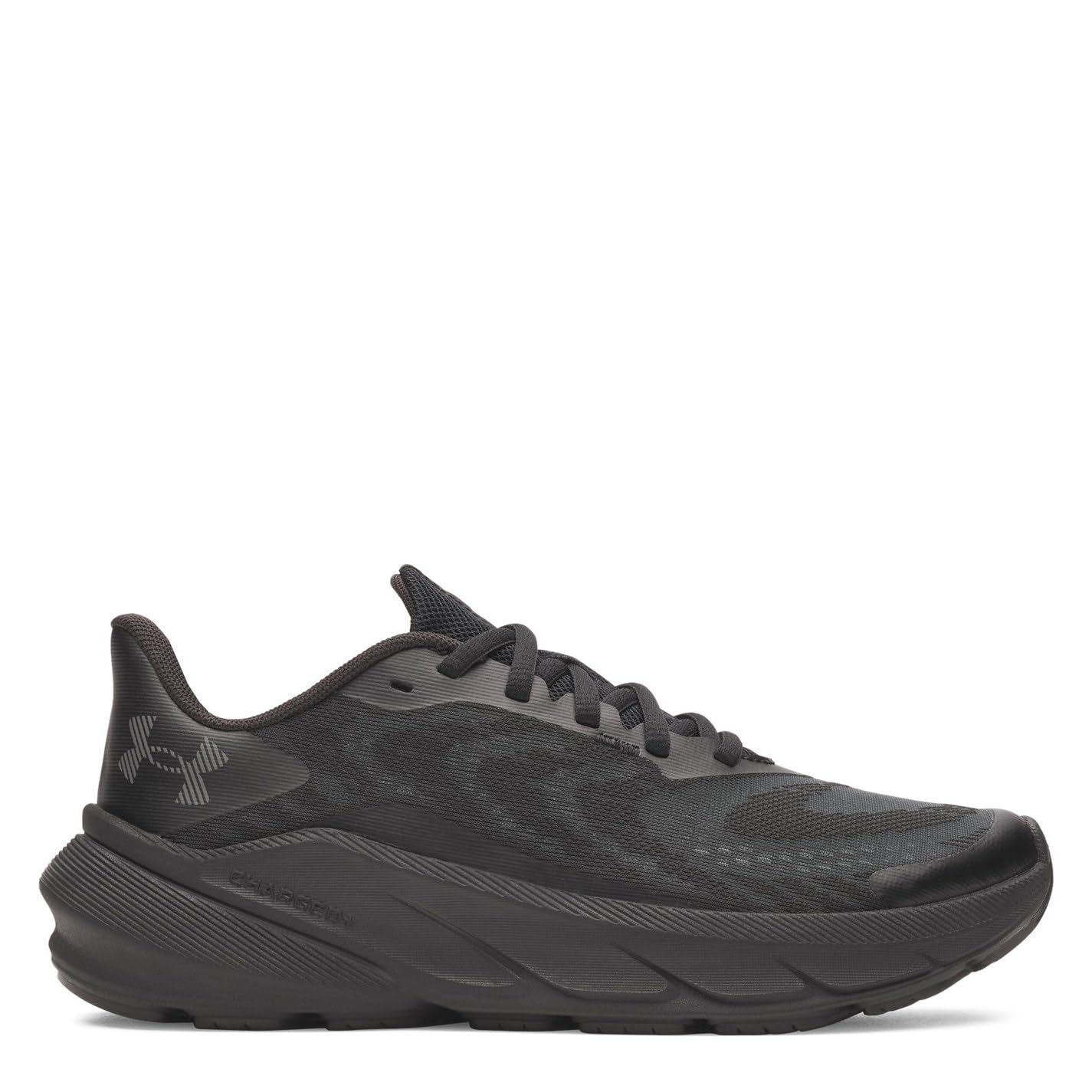 Under Armour UA BGS Turbulence 3 - Low - Sneakers - Black/Black/Castlerock - Size: 3