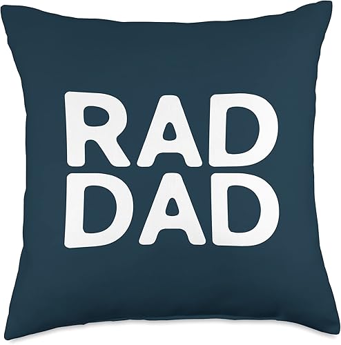 Miniatura 4 de Funny Rad Cool Dad Joke Humor Quote Gift for Fathers Day Throw Pillow, 16x16, Multicolor