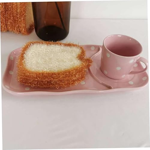 Miniatura 7 de Healvian 6pcs Toallas de cocina Toallitas corporales Toalla de pan Toallitas de algodón Esponja de limpieza de cocina Toalla de lavado de platos