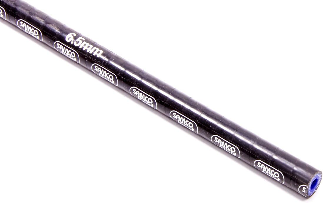 Samco SHL6.5BLACK 1/4" x 3' Straight Hose