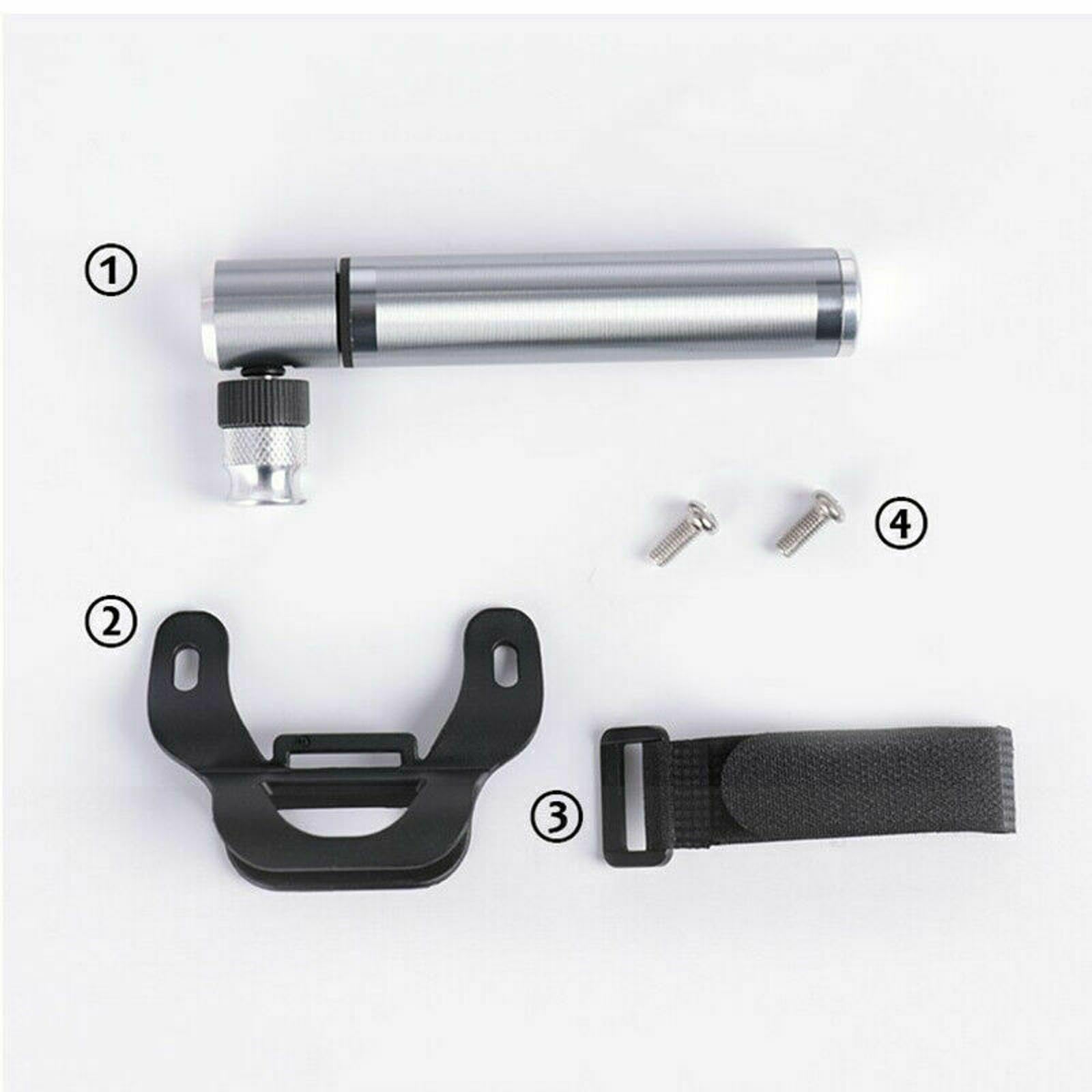 Silver Manual Tire 160PSI High Pressure Ball Inflator Pump Air Pump Tool Replacement for Bycicle Bike Cycling Accessories