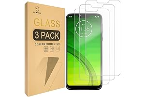 Moto G7 Power 3-Pack Tempered Glass Screen Protector