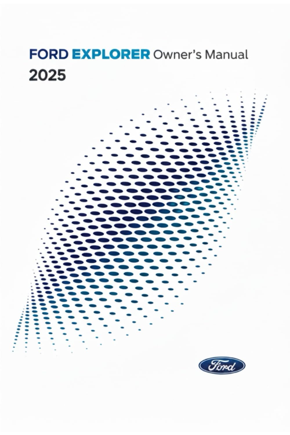 Front cover of the 2025 Ford Explorer Owners Manual