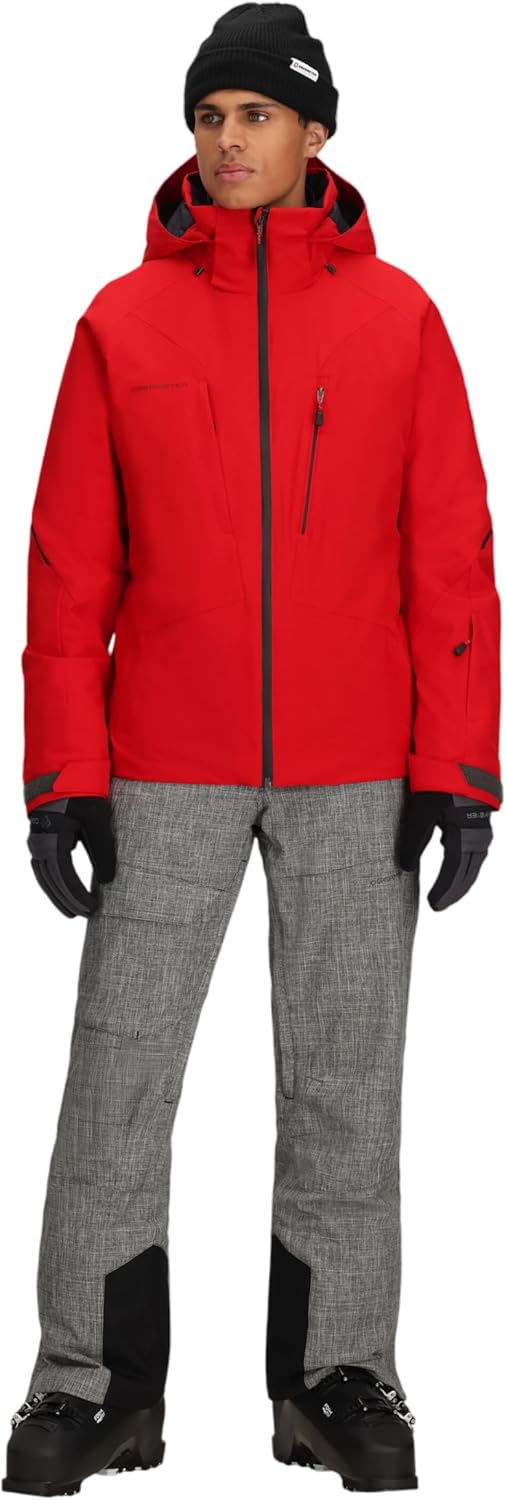 Obermeyer Mens Raze Ski Jacket, Insulated and Waterproof with 2-way Stretch