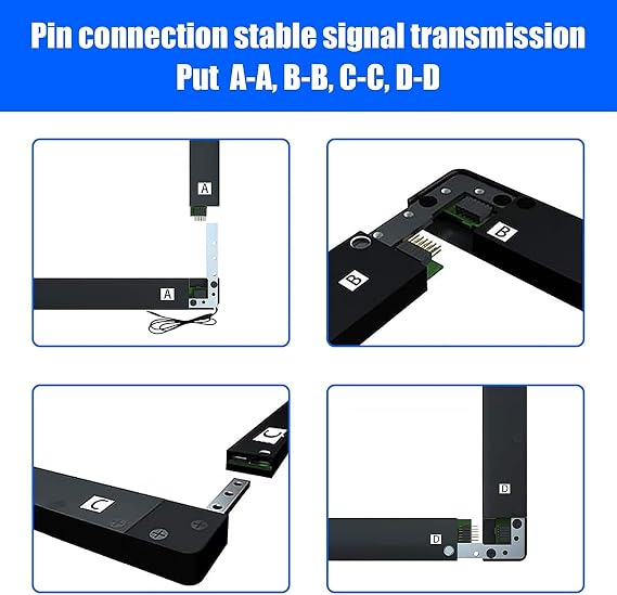 SpecialTouch 50 Inch Interactive 20 Points Multi-Touch Infrared Touch Overlay, IR Touch Screen Panel, Infrared Touch Frame USB Free Driver Suitable for Touch Monitor TV Frame