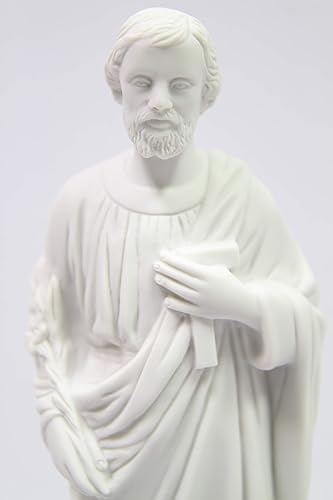 Miniatura 3 de Vittoria Collection Figura de escultura de estatua de San José de 12 pulgadas, fabricada en Italia, para interiores y exteriores