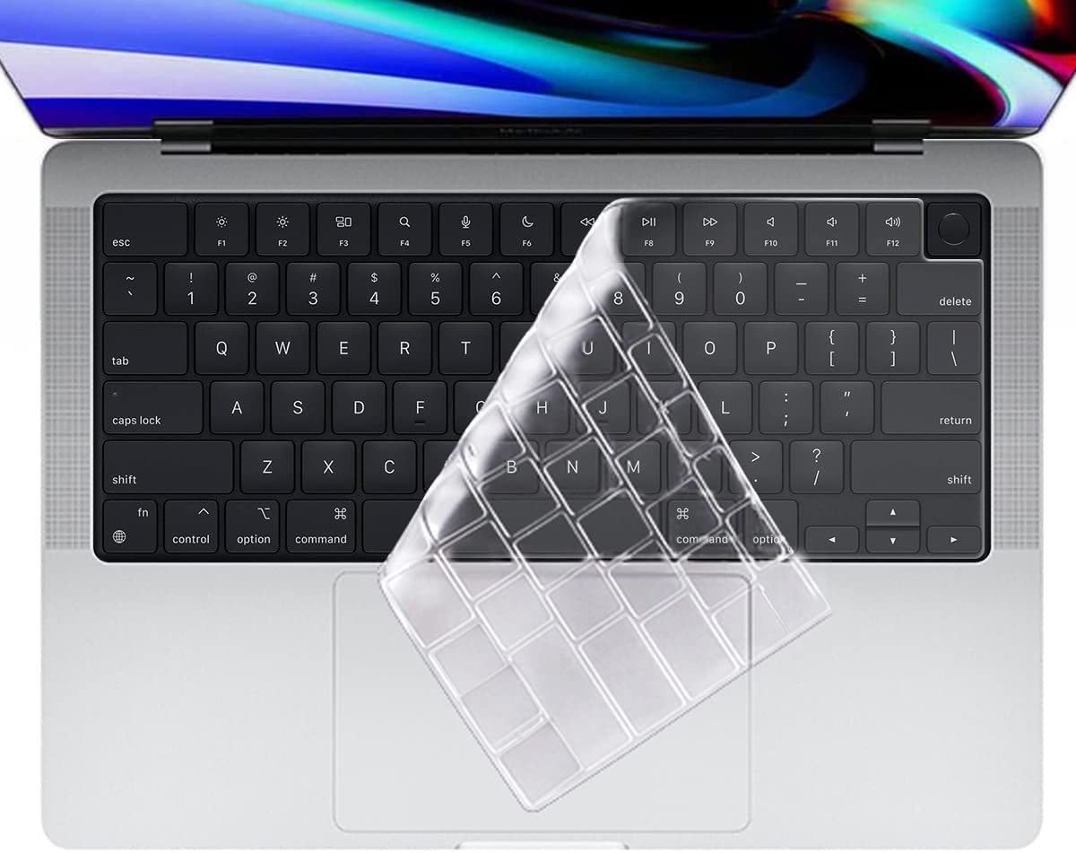 RAYA Premium Keyboard Cover for 2021-2025 Release MacBook Air 13.6 inch [A3240 A3113 A2681 M2/M3/M4] & MacBook Air 15.3 inch [A3241 A3114 A2941 M2/M3/M4] Keyboard Protector Skin (TPU Clear)-image-12