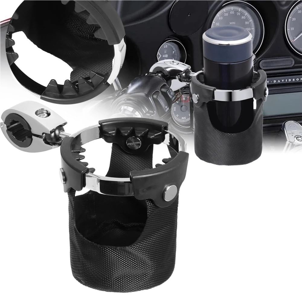 Becherhalter Motorrad Universal Motorrad Tasse Halter Lenker Unterstützung Wasser Getränke Flasche Für Motorrad/Fahrrad Zubehör