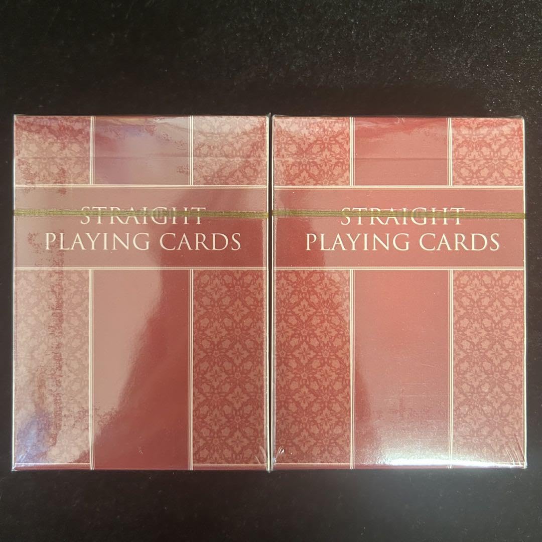 Amazon.co.jp: Straight playing cards 2デック トランプ デック