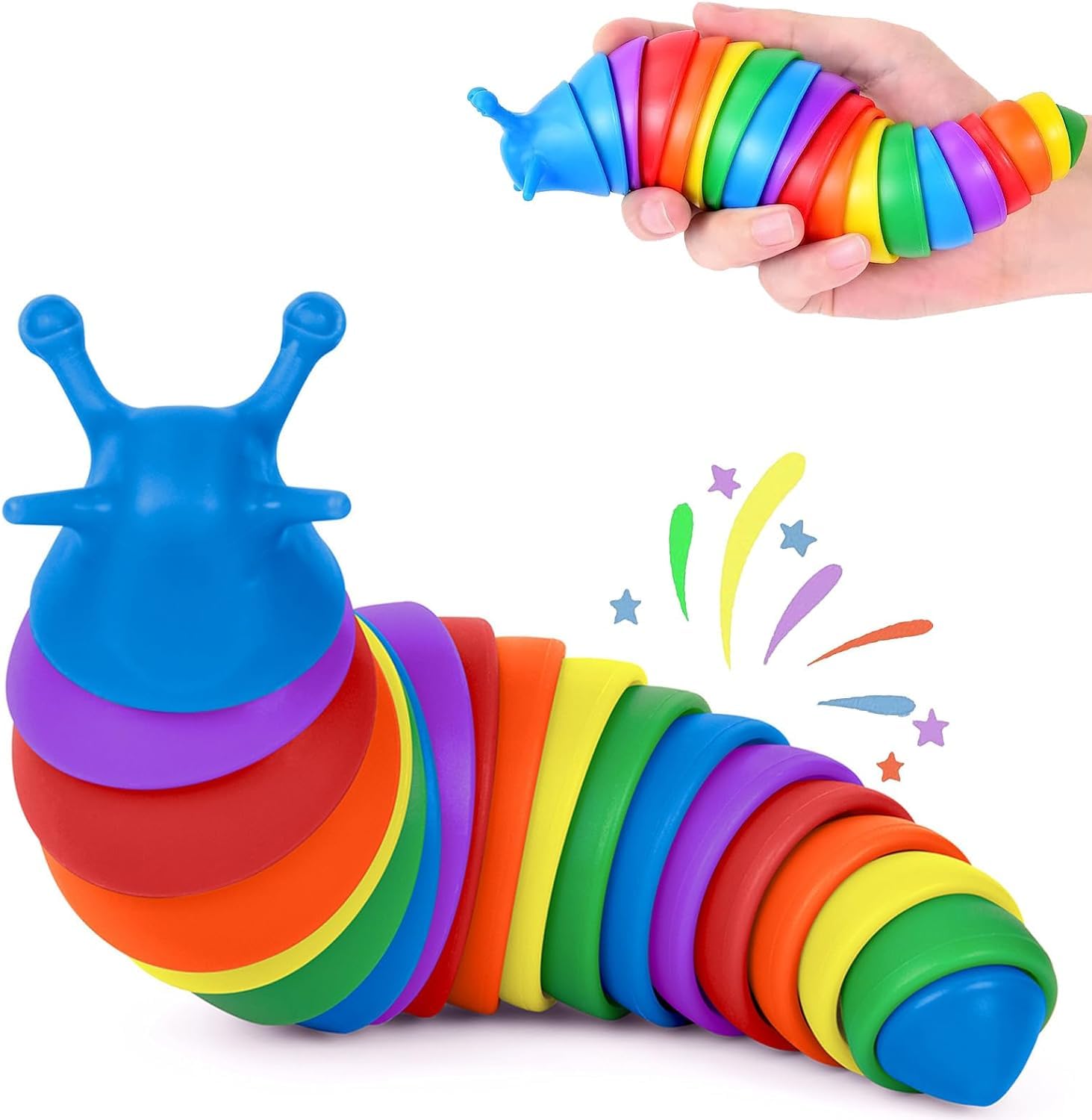 See full amazon price history chart for FunBlast Slug Toys - Small Slug Fidget Toys, Baby Toys, Sensory Toys for Kids, Clicks Sound Making Toy, Flexible Stretchable Joints Toy for Anxiety, Autism, Slug Fidget Toys (Pack of 1-Random) FunBlast Slug Toys - Small Slug Fidget Toys, Baby Toys, Sensory Toys for Kids, Clicks Sound Making Toy, Flexible Stretchable Joints Toy for Anxiety, Autism, Slug Fidget Toys (Pack of 1-Random) (B0D4ZC2CQD) Amazon Price History, Amazon Price Tracker
