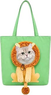 Pet Carrier Bag for Cats & Dogs, Dog Cat Carrier Tote Bag with Head Hole | Breathable Pet Carrying Purse For Small Puppy Kitten, Travel Shoulder Handbag For Walks Vet Visits