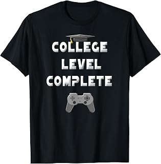 2026 College Level Complete Funny Video Gamer Graduation T-Shirt